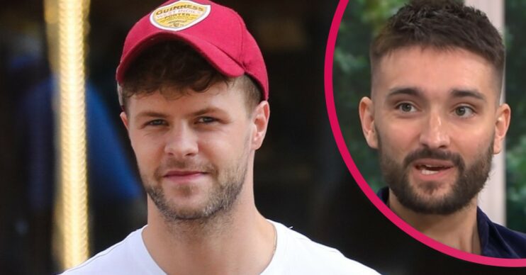 The Wanted singers Jay McGuiness and Tom Parker