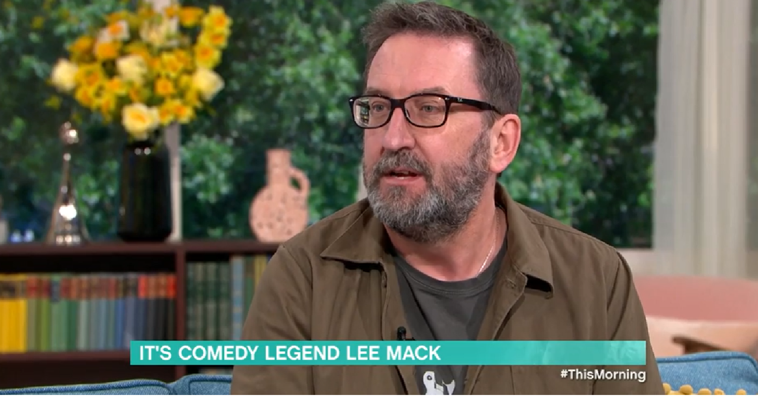 Lee Mack talking on This Morning today April 19, 2022