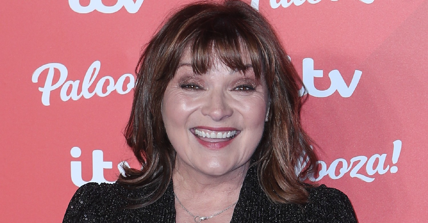 Lorraine Kelly smiles in black dress at ITV Palooza