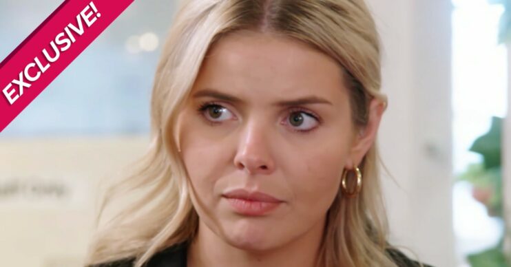 MAFS Australia star Olivia Frazer looking concerned on the show