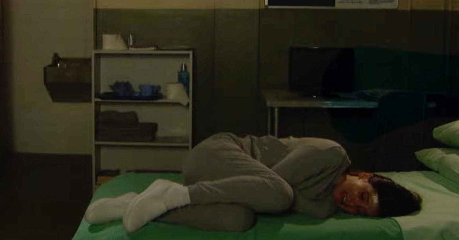 Emmerdale Meena cries in her prison cell 