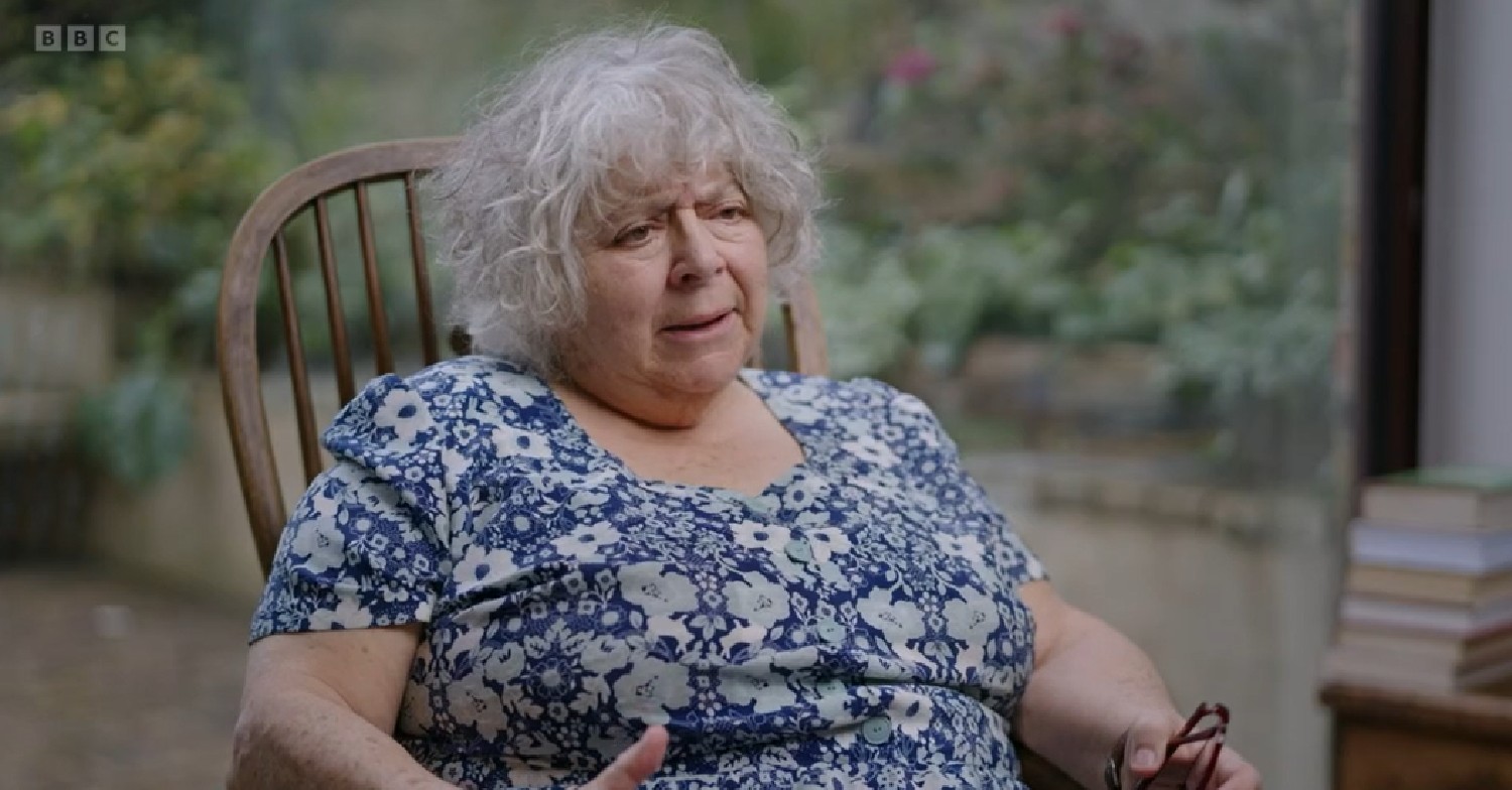 Miriam Margolyes speaking on BBC's Imagine