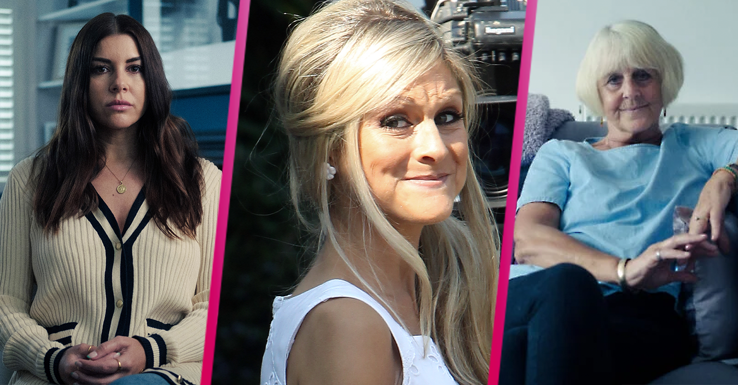 Nikki Grahame smiling with Imogen Thomas and mum Sue