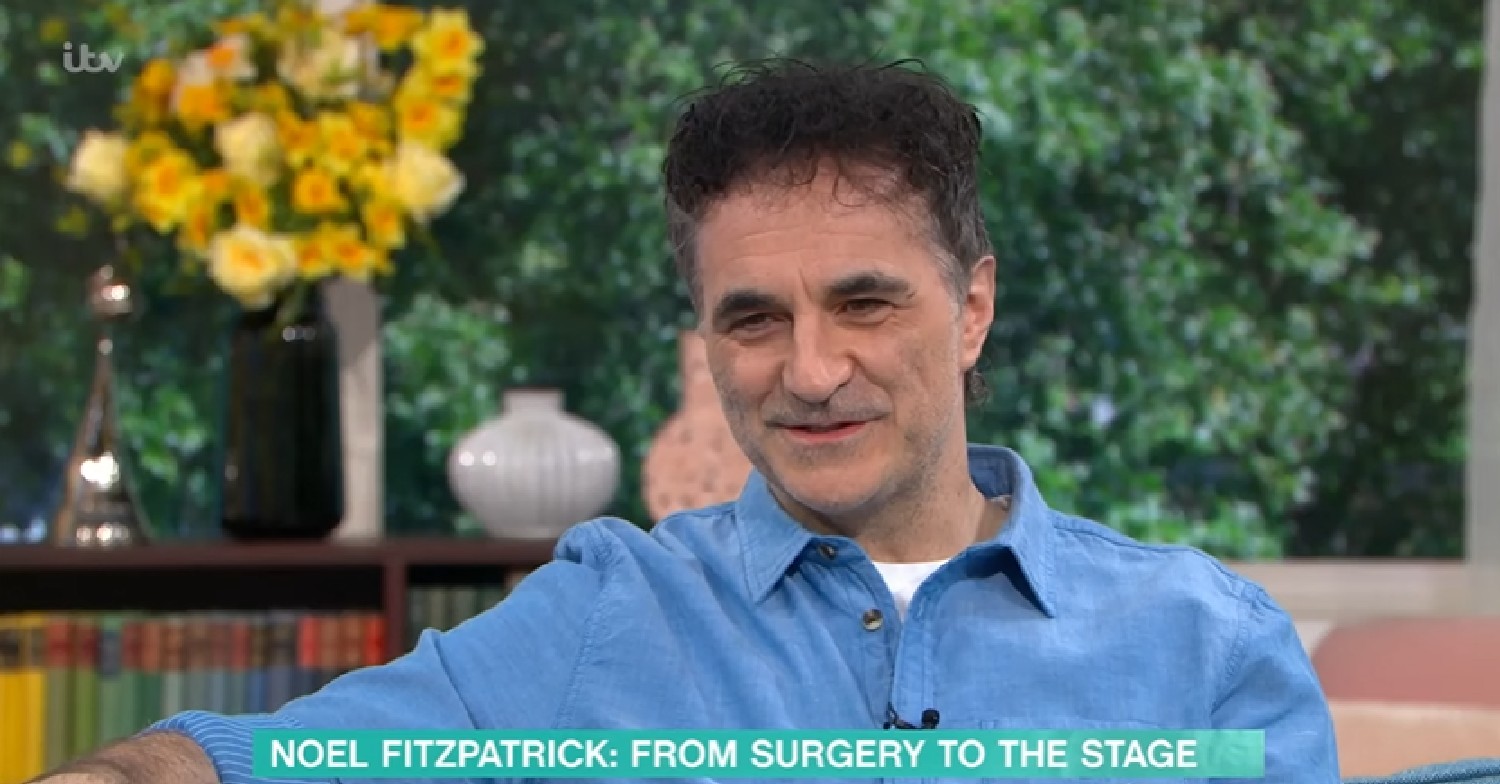 Supervet Noel Fitzpatrick in blue shirt on This Morning today April 22, 2022