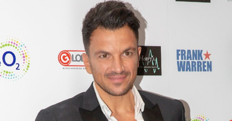 Peter Andre in suit at the Nordoff Robbins Boxing Dinner