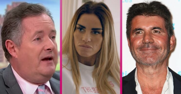 Piers Morgan on GMB, Katie Price in YouTube video, Simon Cowell smiles on red carpet
