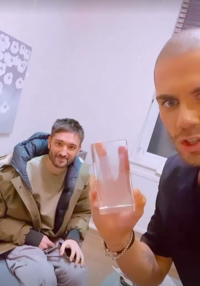 Max George with Tom Parker