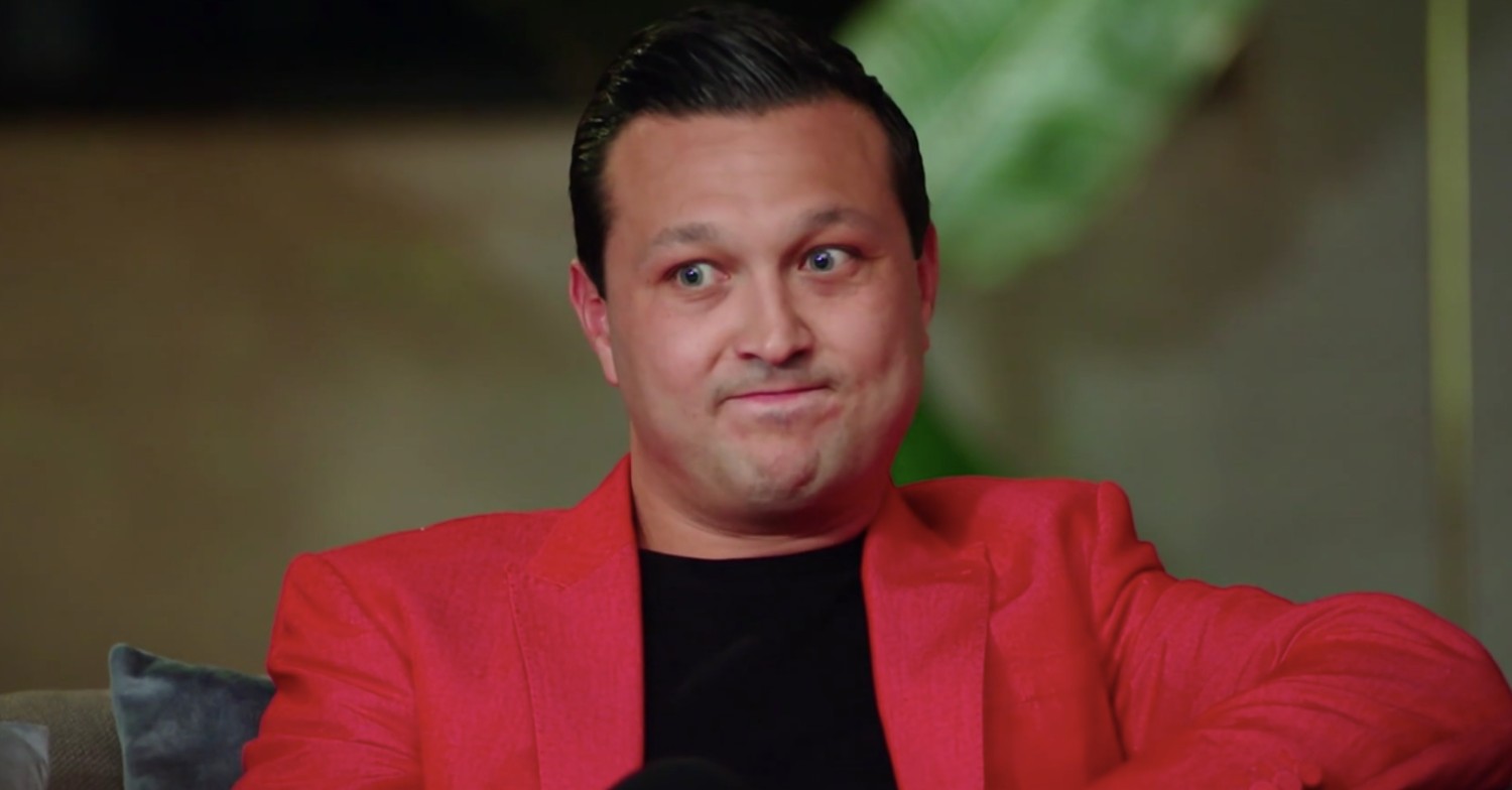 Dion looks mad on Married At First Sight Australia