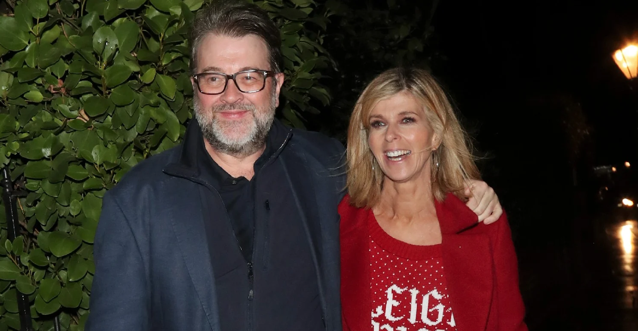 Kate Garraway and husband Derek Draper looking happy