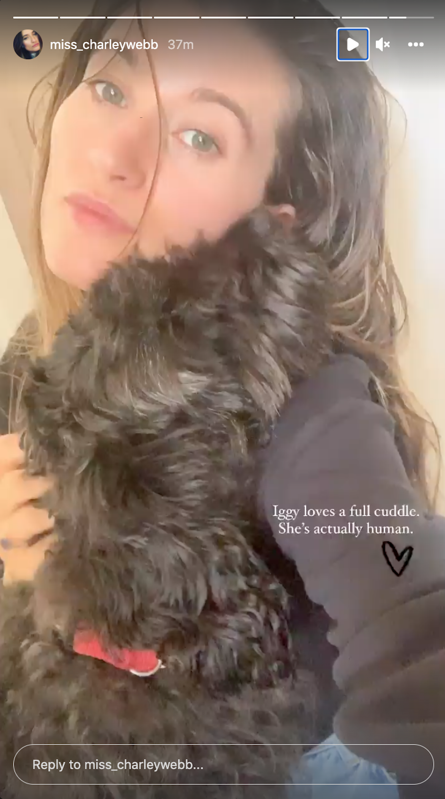Emmerdale star Charley showed off her fourth child (Credit: Instagram)