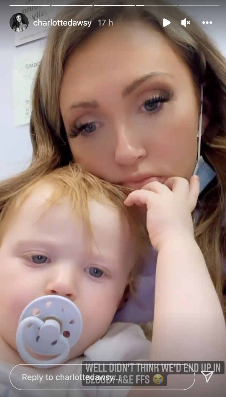 Charlotte Dawson and son Noah on her Instagram story