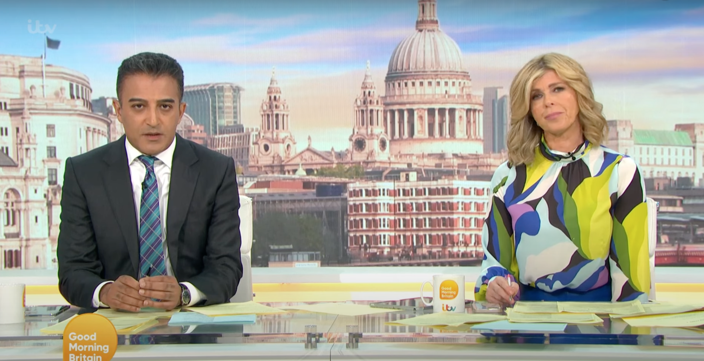 Adil Ray hosting GMB with Kate Garraway
