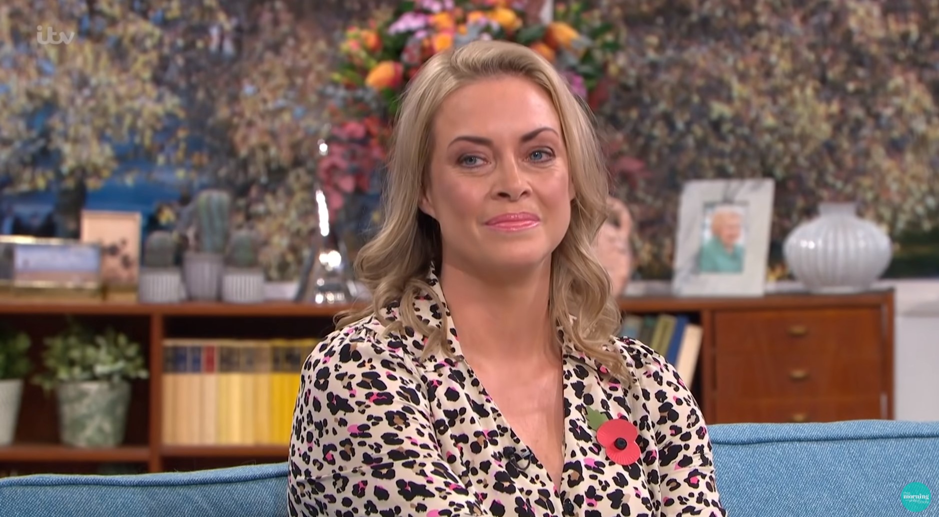 Sharon Marshall tries to smile on This Morning