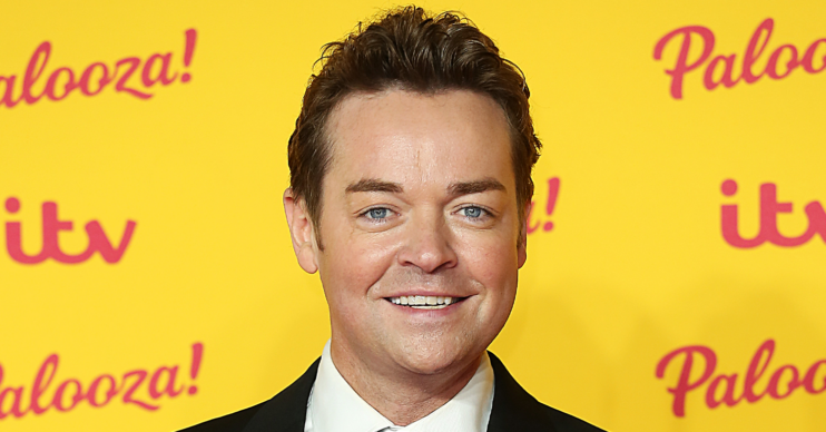 Stephen Mulhern smiling on the red carpet