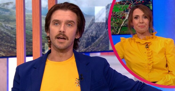 Dan Stevens and Alex Jones on BBC The One Show