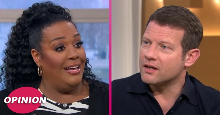 Alison Hammond and Dermot O'Leary on This Morning - ED composite