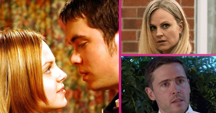 Coronation Street Todd and Sarah split image