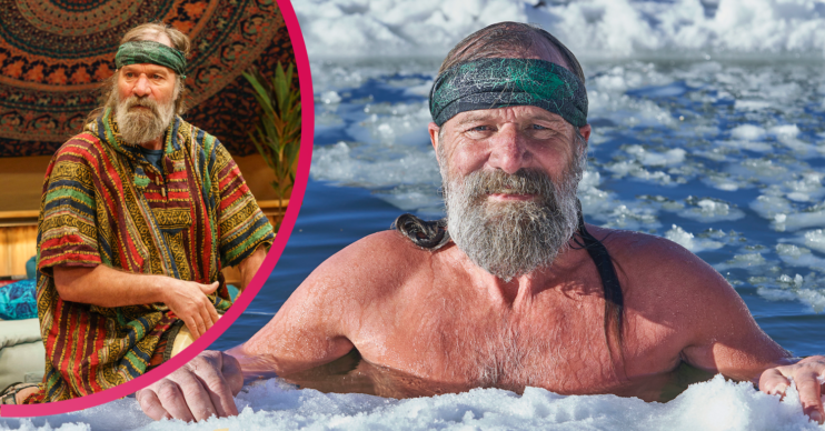 Freeze The Fear star Wim Hoff in publicity shots for the new show