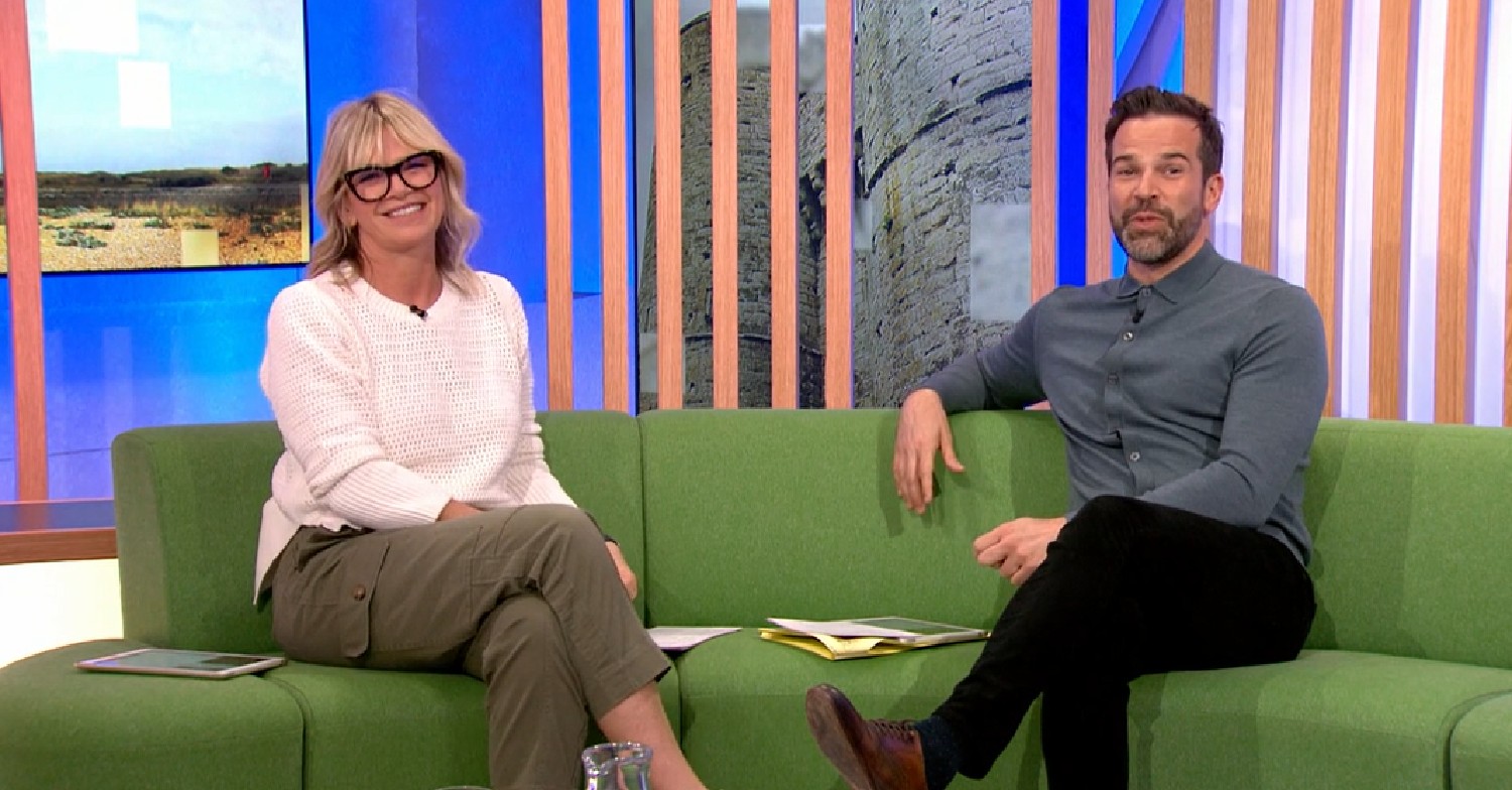 Zoe Ball and Gethin Jones hosting The One Show April 8, 2022