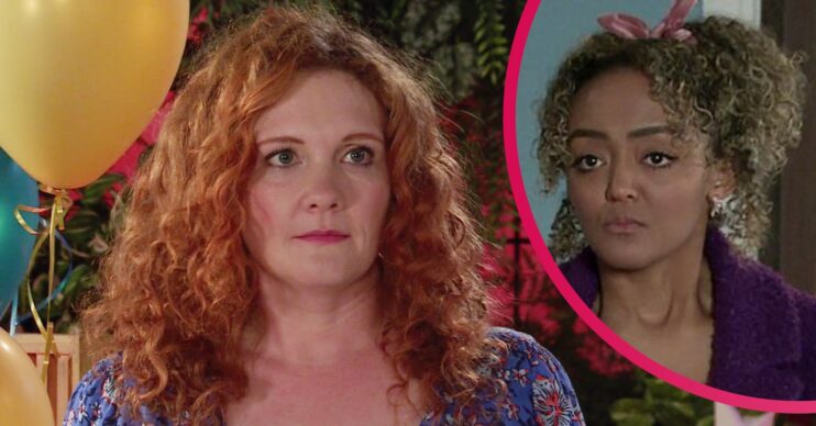 Coronation Street characters Emma and Fiz on the soap