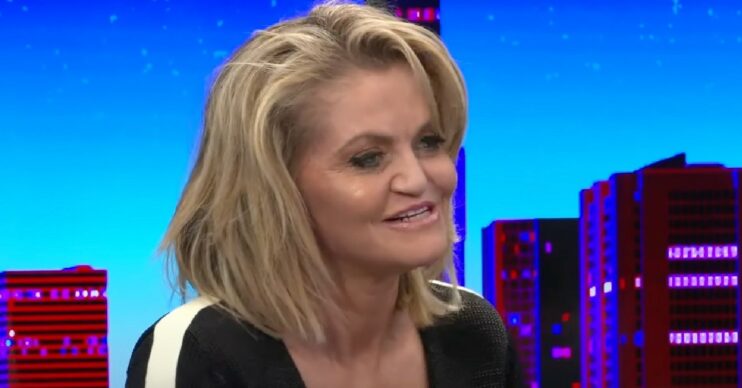 Danniella Westbrook smiles during GB News appearance