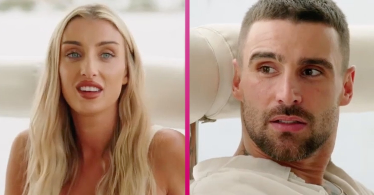 Tamara and Brent frowning on Married At First Sight Australia