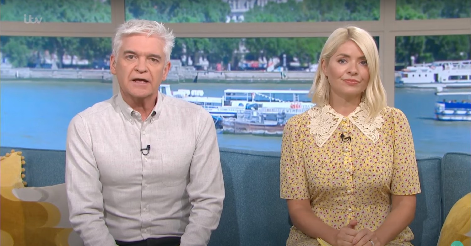 Holly Willoughby and Phillip Schofield on This Morning