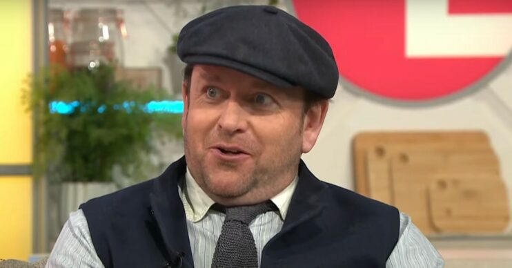 James Martin wearing a hat on Lorraine