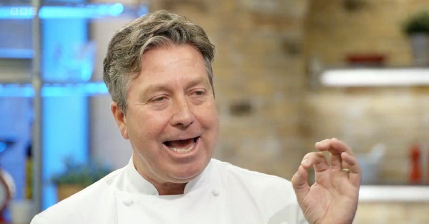 John Torode talking on MasterChef April 26, 2022