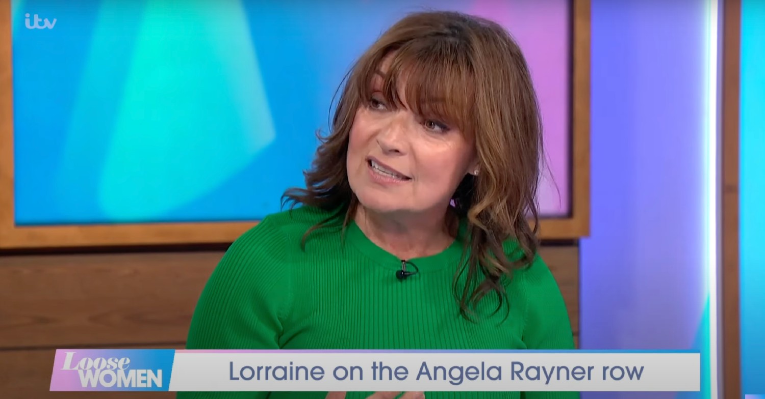 Lorraine Kelly on Loose Women today