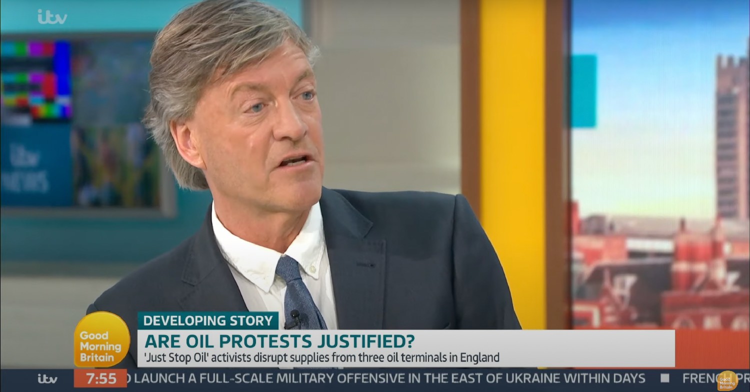 Richard Madeley on Good Morning Britain today