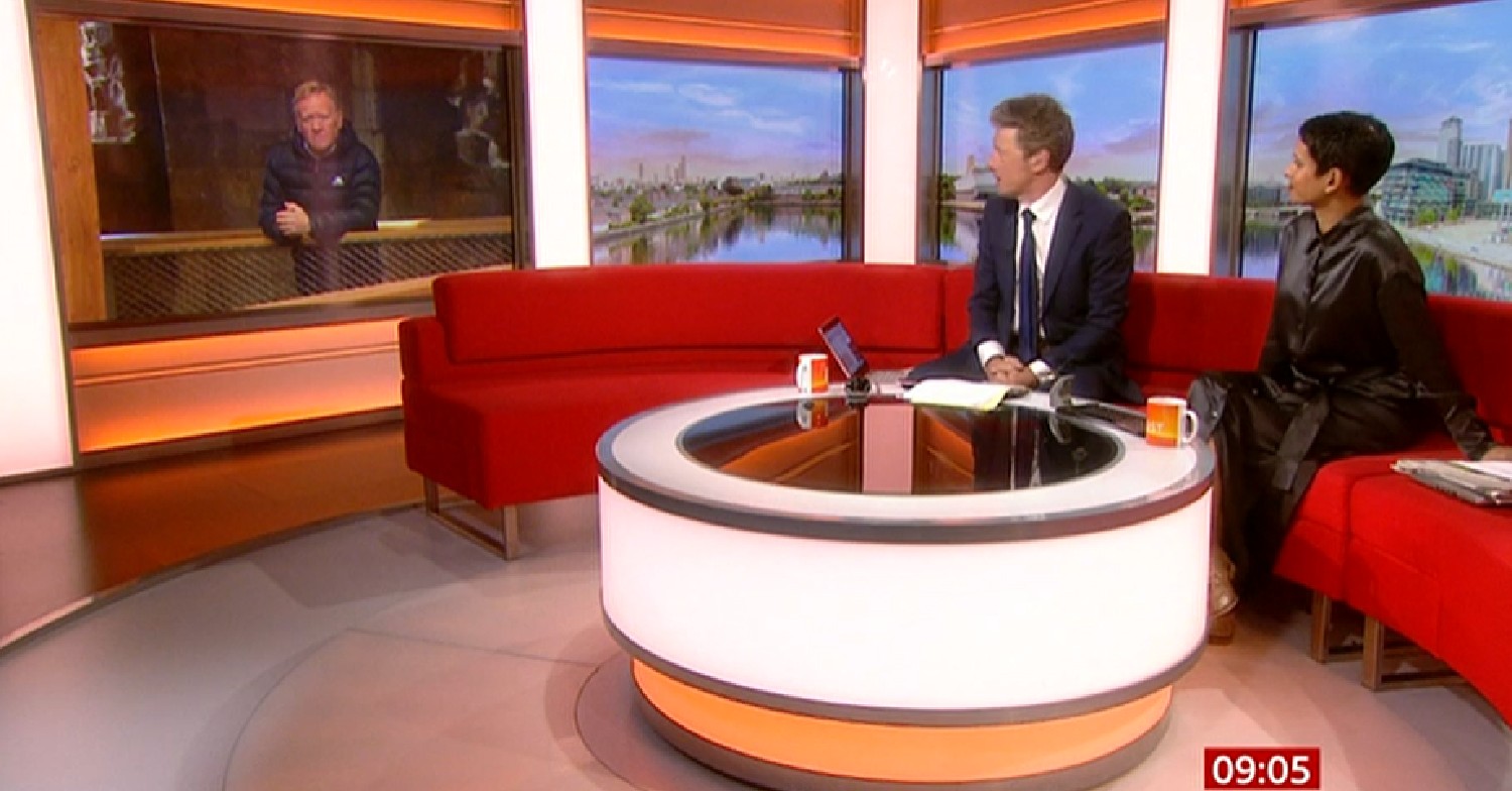 Charlie Stayt and Naga Munchetty on BBC Breakfast