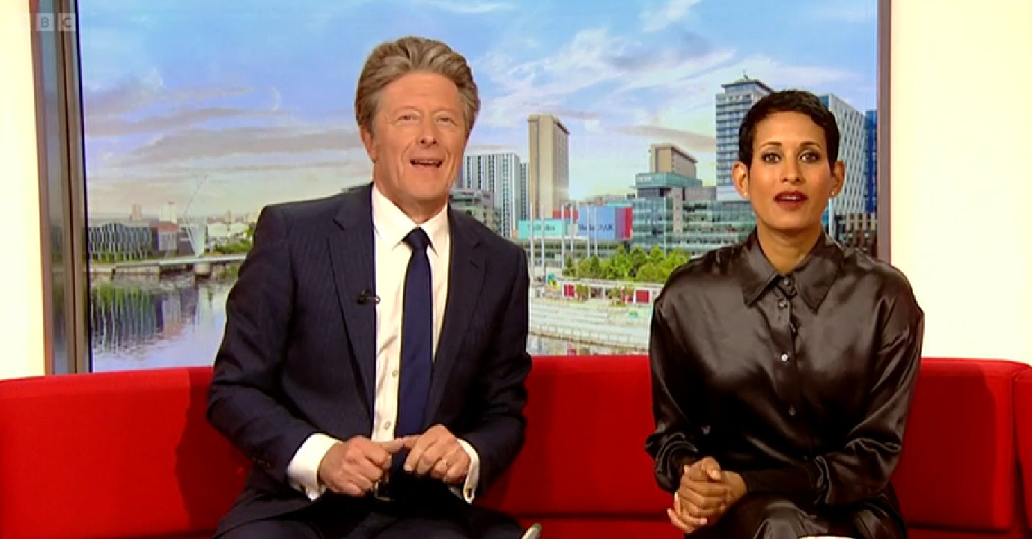 Charlie Stayt and Naga Munchetty on BBC Breakfast