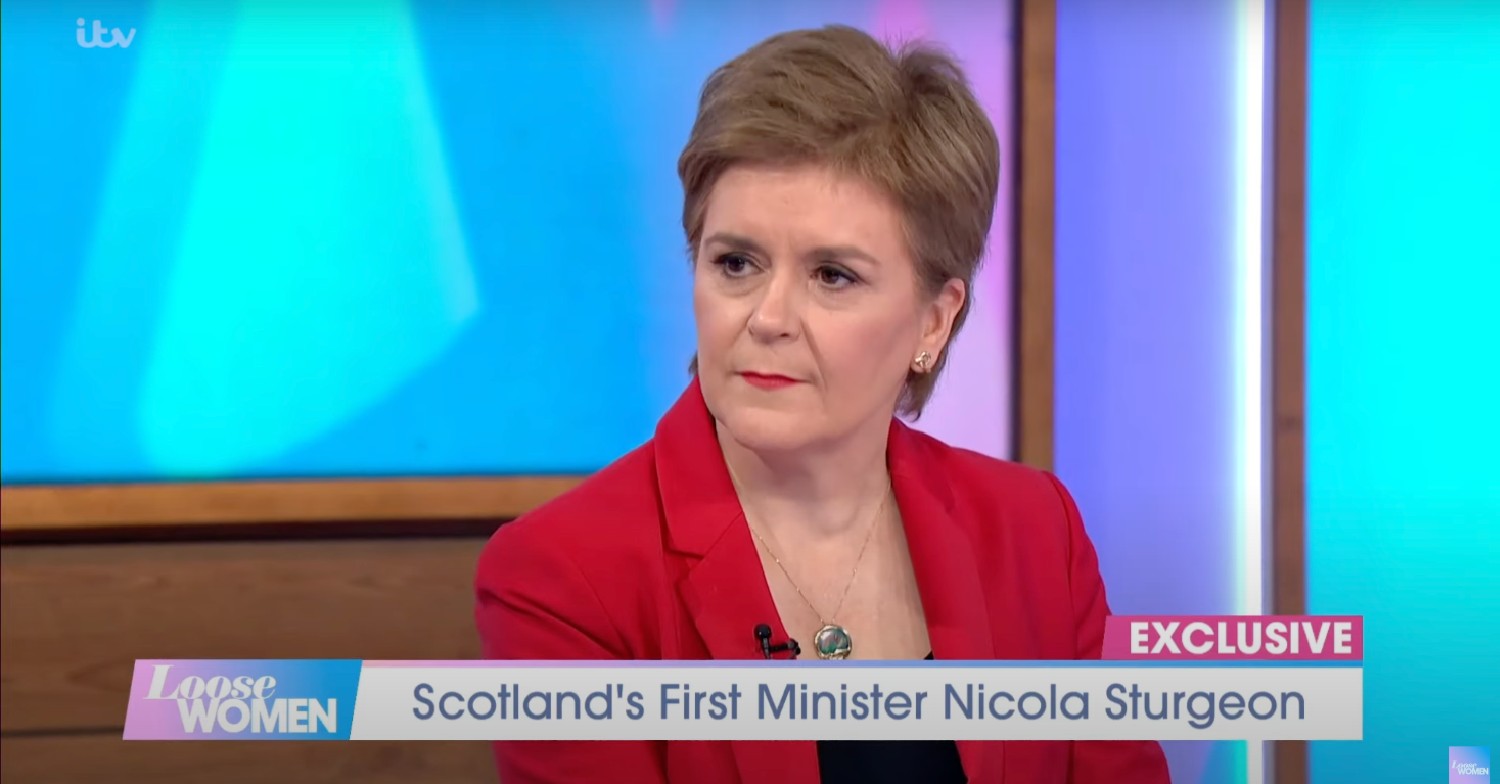 Nicola Sturgeon on Loose Women today