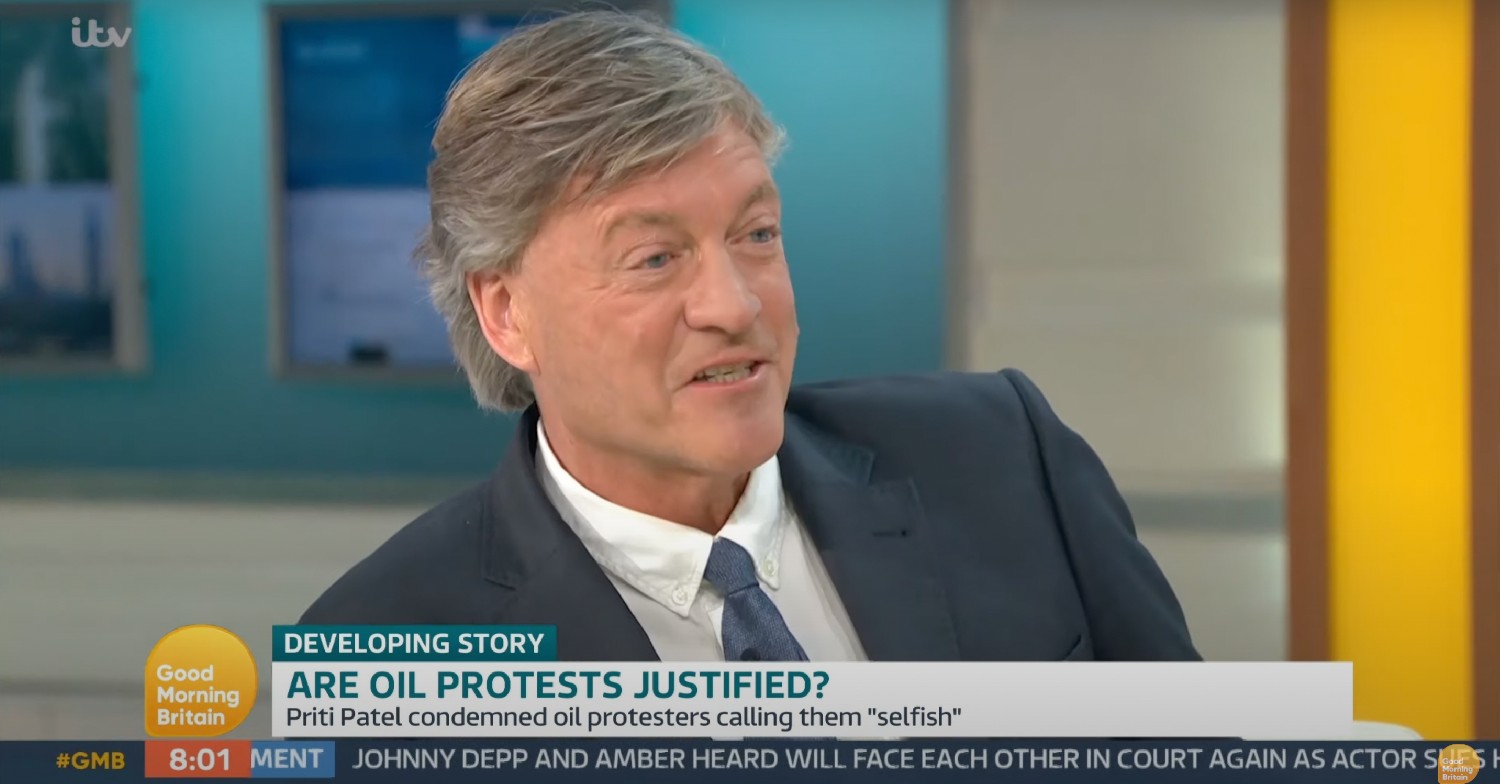 Richard Madeley on Good Morning Britain today