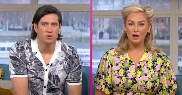 Vernon Kay and Josie Gibson on This Morning today