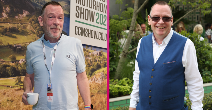 Adam Woodyatt looking thin and bigger