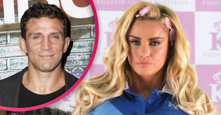 Katie Price and Alex Reid looking smug