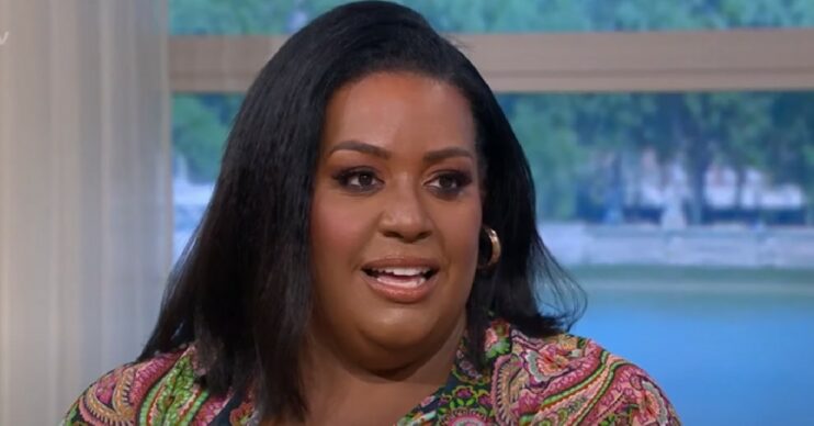 Alison Hammond looks towards guest on This Morning on May 20, 2022