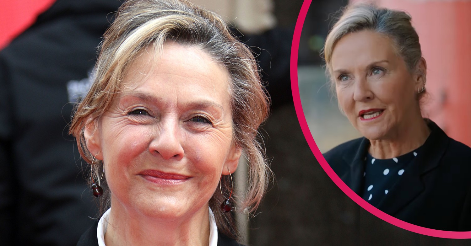 Amanda Burton on the red carpet playing Sam Ryder in Silent Witness