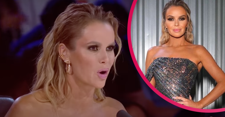 Amanda Holden in gold on BGT last night