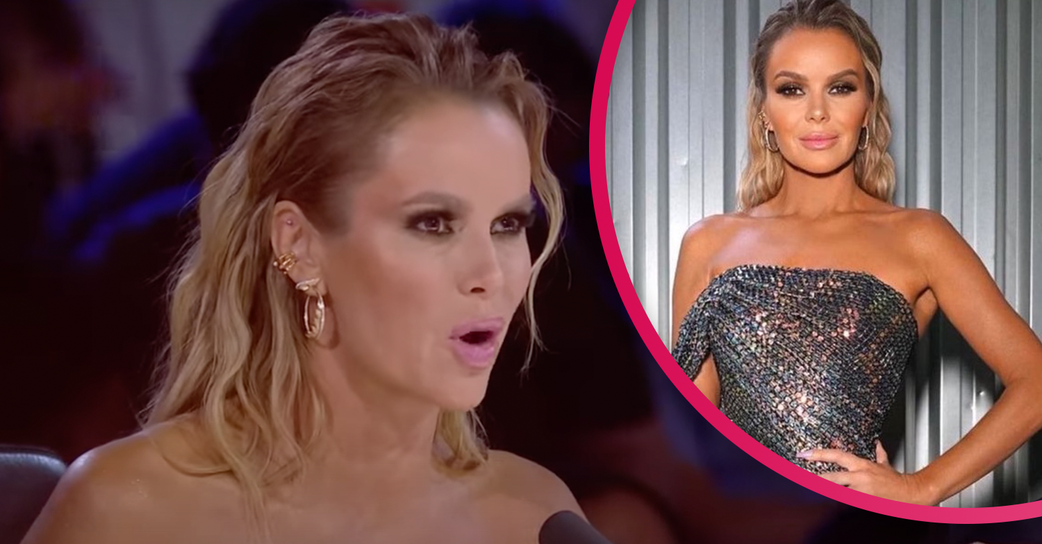 Amanda Holden in gold on BGT last night
