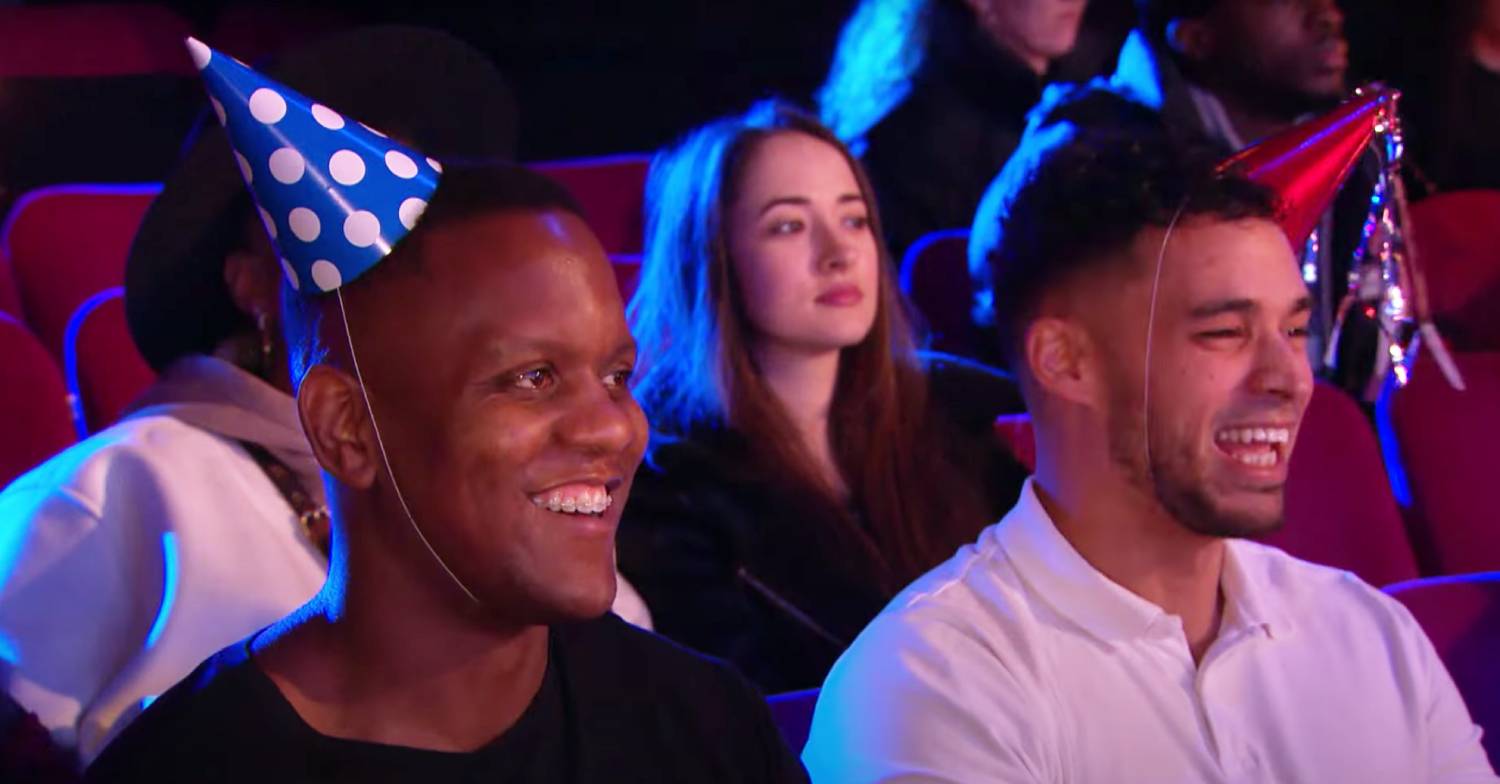 BGT audience members react to the act on stage