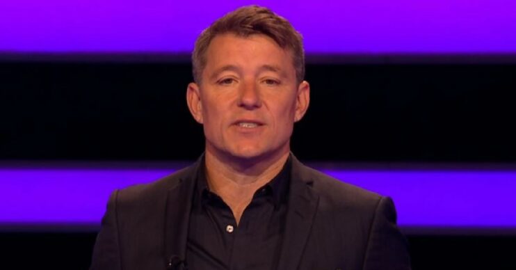 Ben Shephard talks to camera on Tipping Point