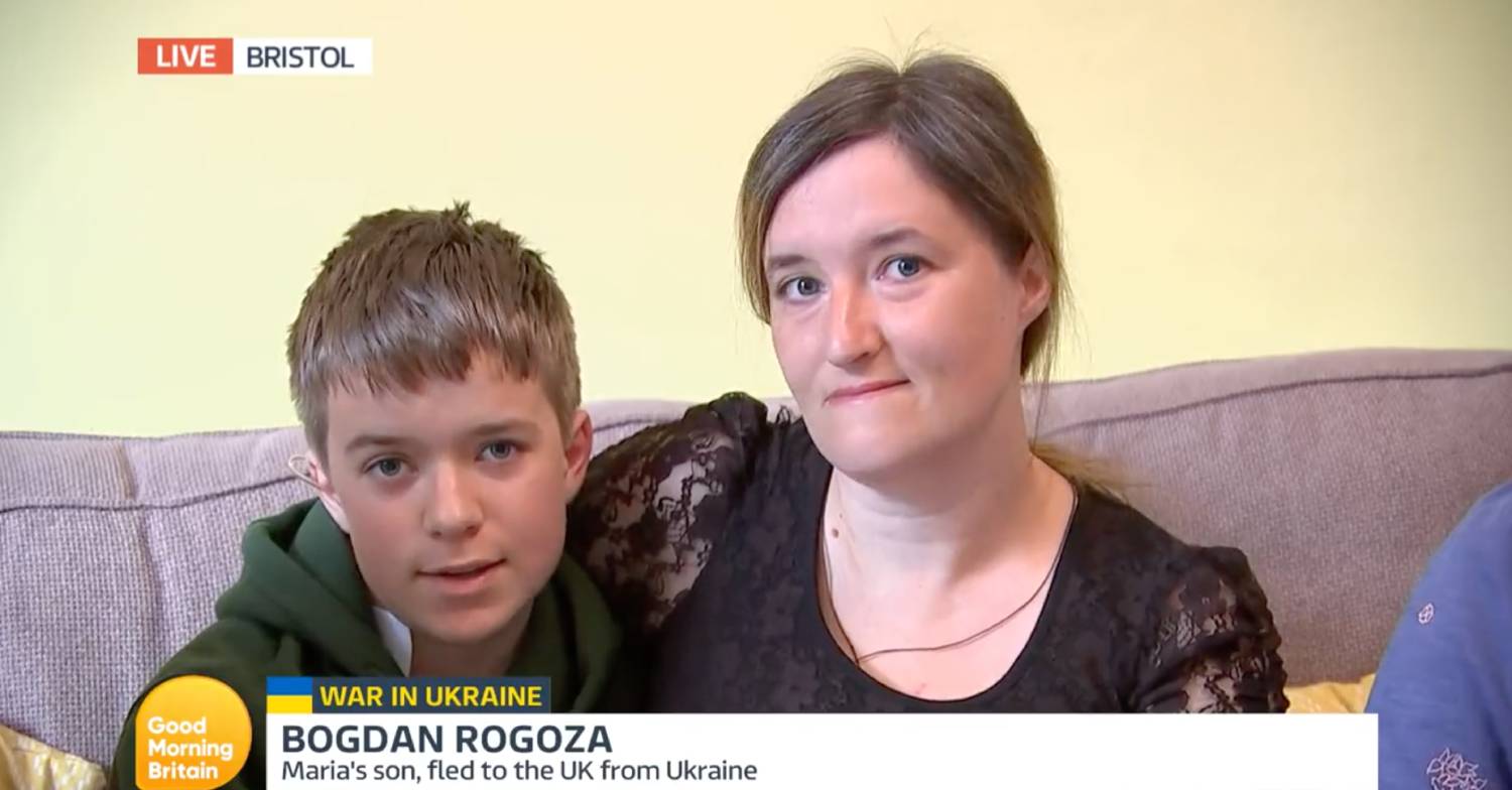 Bogdan and Maria spoke about how they are settling in in the UK
