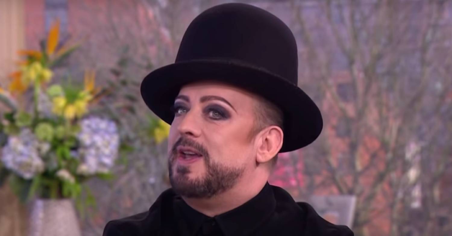 Boy George opens up during a TV interview