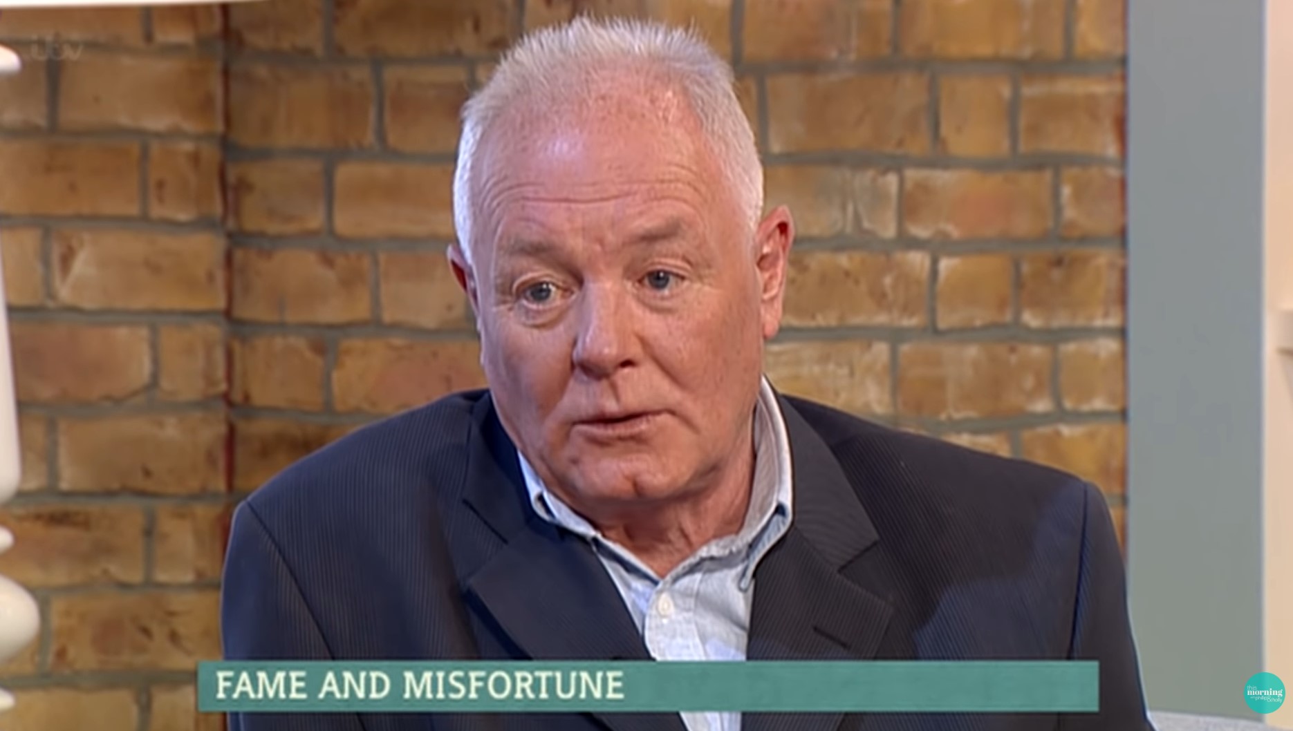 Coronation Street star Bruce Jones appears on This Morning looking strained to talk about his debt
