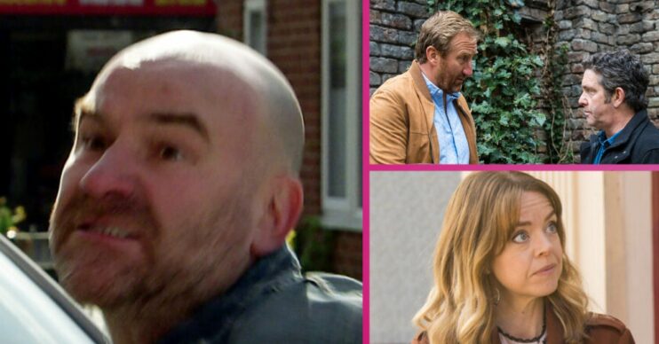 Coronation Street Tim, Phill, and Toyah