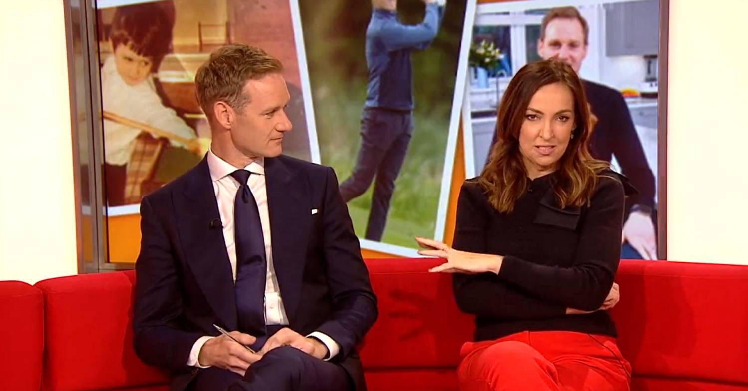 Dan Walker presents his last BBC Breakfast