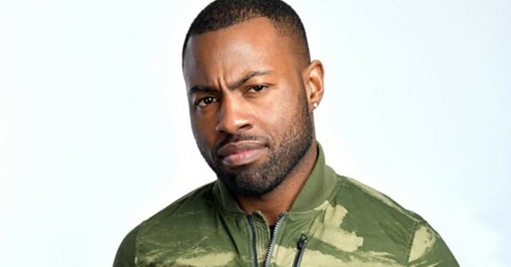Darren Harriott in a camouflage shirt
